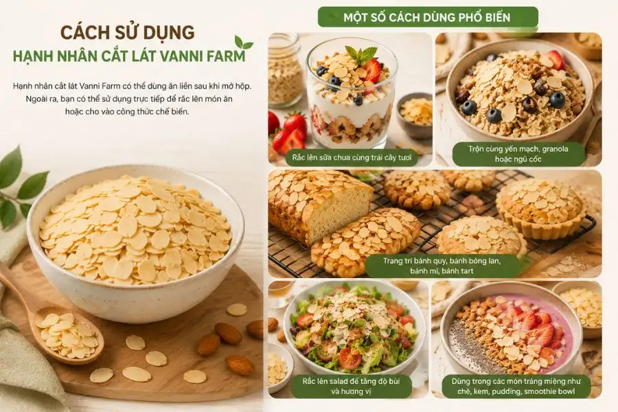 cách sử dụng hạt nhân cắt lát
